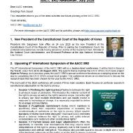 AACC SRD Newsletter, Jul 2025